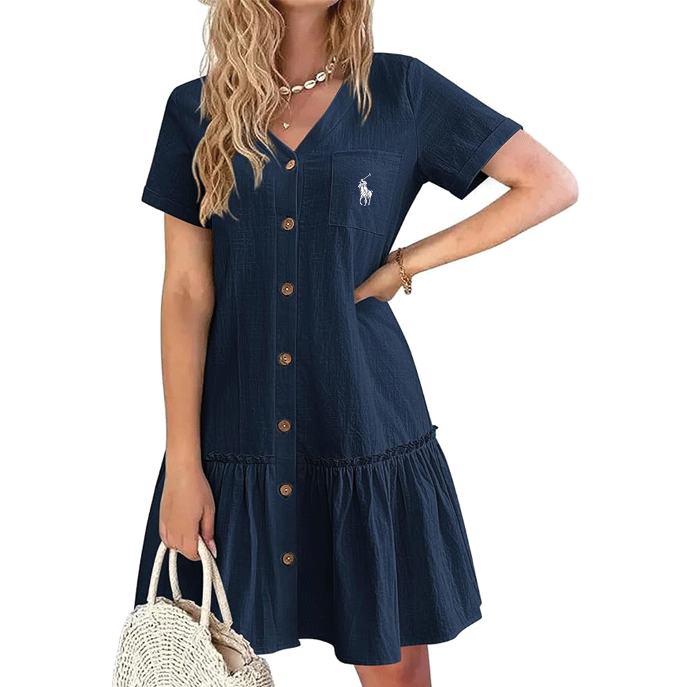 Palm Row | Summer Strap Dress – Tailored Elegance