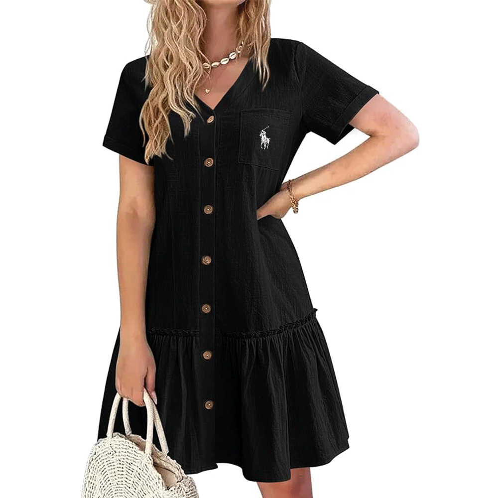 Palm Row | Summer Strap Dress – Tailored Elegance