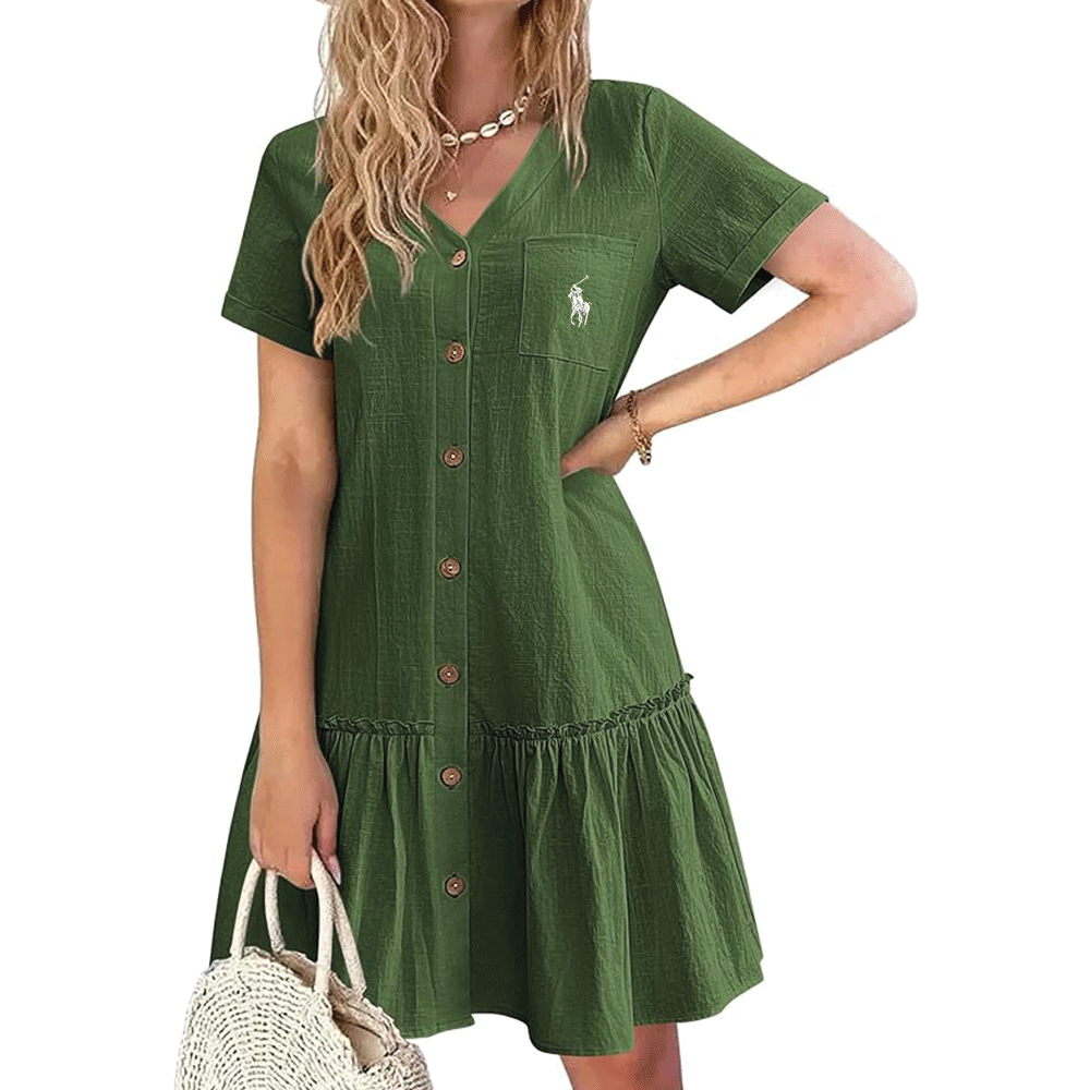 Palm Row | Summer Strap Dress – Tailored Elegance