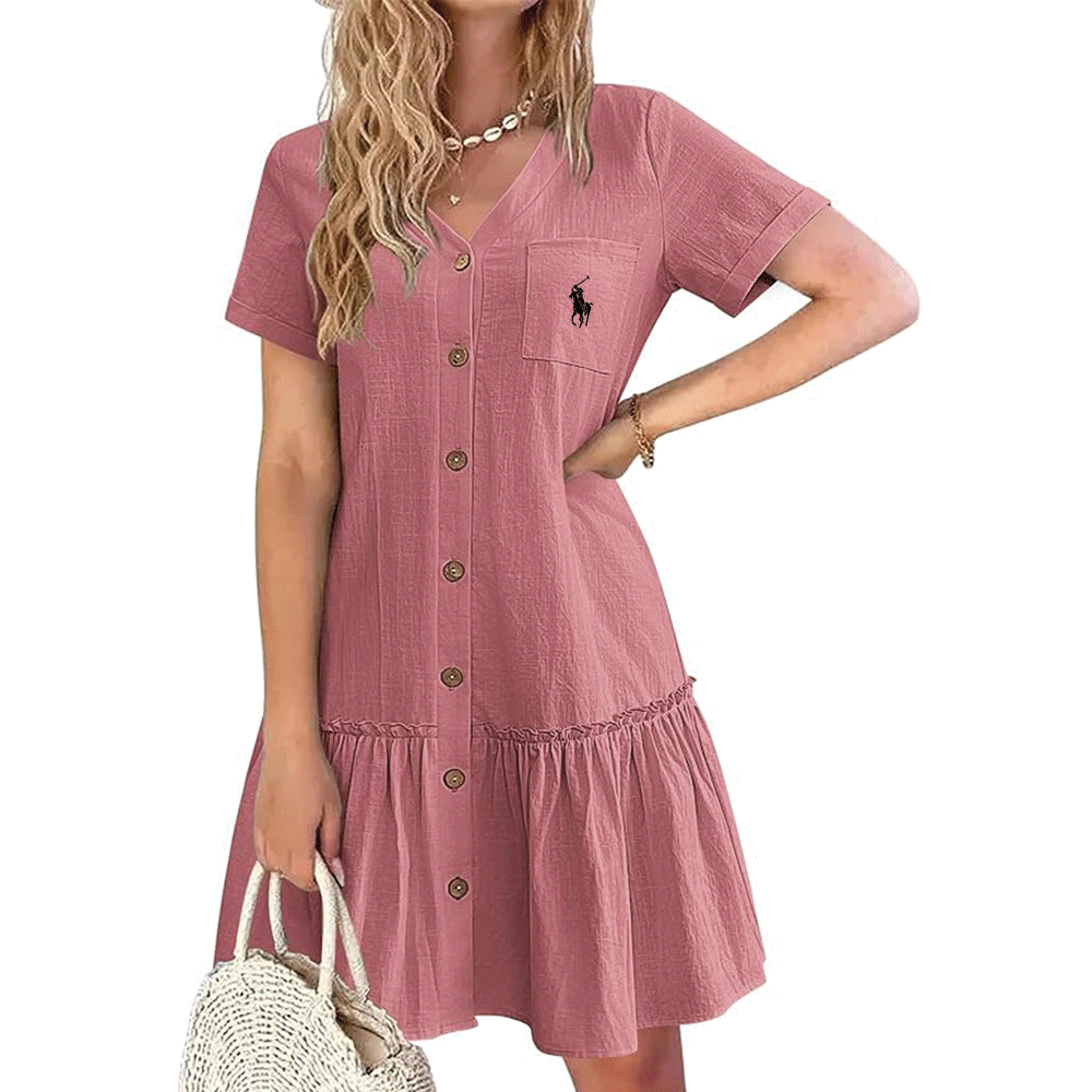 Palm Row | Summer Strap Dress – Tailored Elegance