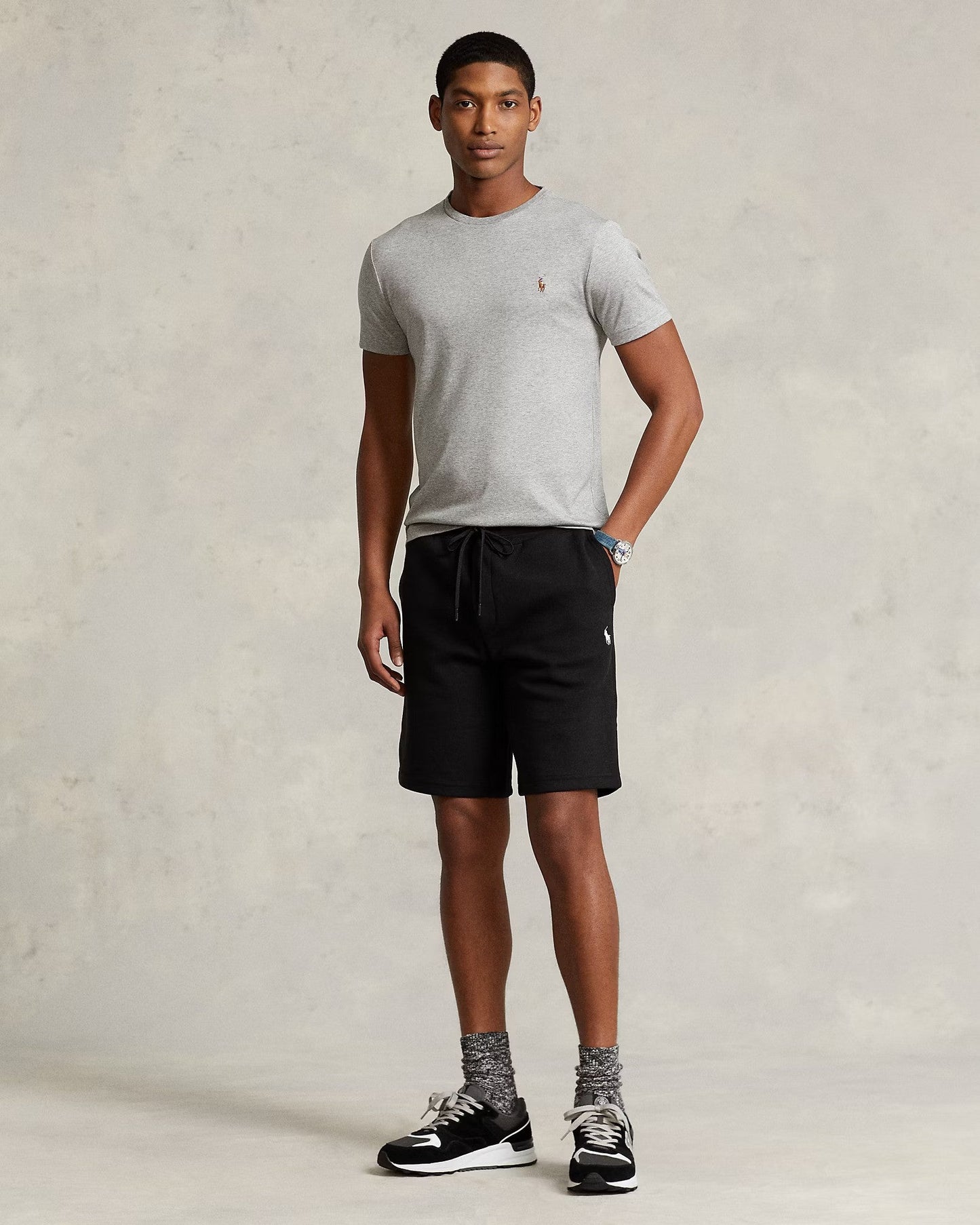 Slim fit jersey crew neck t-shirt - Gray
