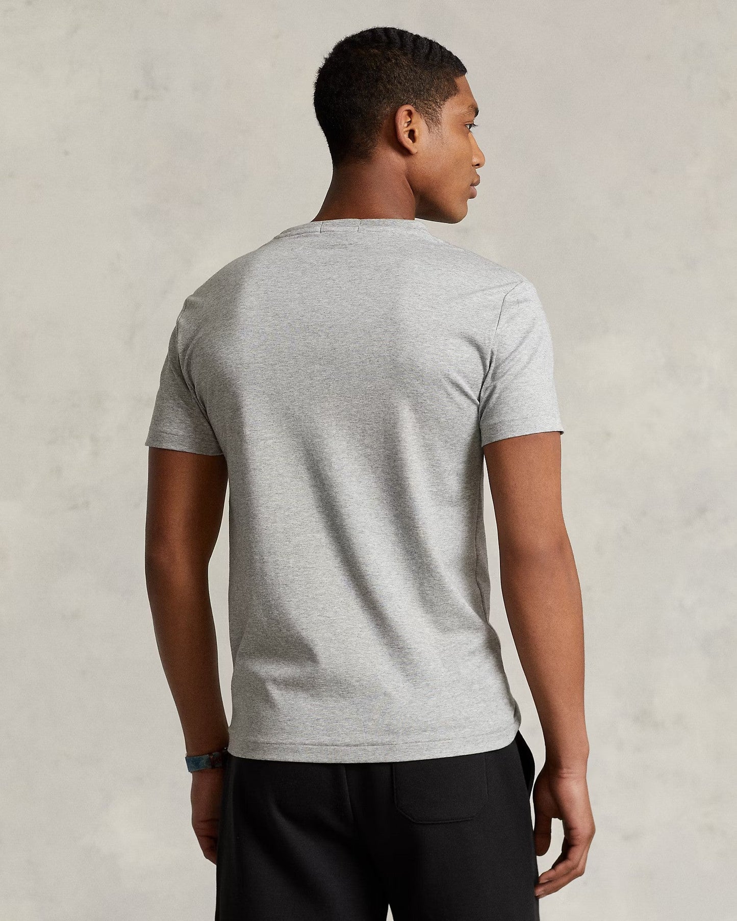 Slim fit jersey crew neck t-shirt - Gray