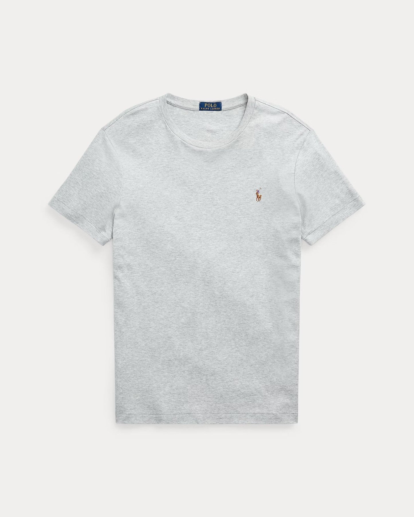 Slim fit jersey crew neck t-shirt - Gray