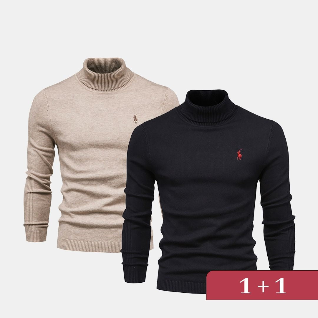 Palm Row | Double Elegance Turtleneck – Buy 1, Get 1 Free