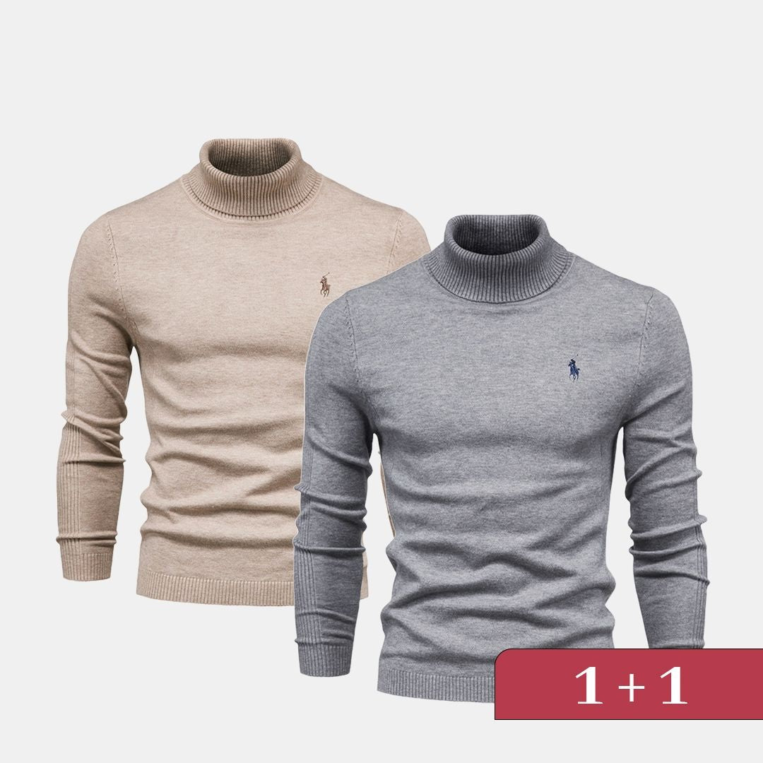 Palm Row | Double Elegance Turtleneck – Buy 1, Get 1 Free